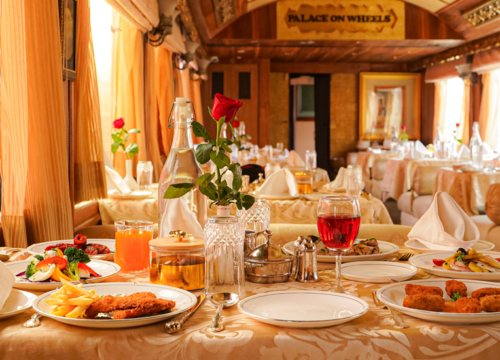 Food on Train Elevated: A Royal Culinary Journey on the Palace on Wheels